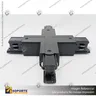 CONECTOR RIEL ENERGIZADO TRIFASICO TIPO X NEGRO, foto 1