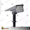 LAMPARA SOLAR ESTACA S10 4W RECTANGULAR CON PANEL INTEGRADO COLOR 3 EN 1, foto 3