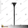 LAMPARA SOLAR S12 2W ESTACA 360 CAMINO JARDIN CON PANEL INTEGRADO BLANCO CALIDO, foto 1