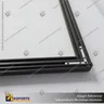 PANEL MENU SLIM BOX COLGANTE CON BRAZO TELESCOPICO (600X1200) COLOR NEGRO, foto 3