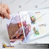 PANEL MENU SLIM BOX 1 CARA A2 CON PINES (435X600) COLOR PLATEADO, foto 1