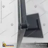 PANEL MENU SLIM BOX 1 CARA A2 CON PEDESTAL (435X600) COLOR NEGRO, foto 6