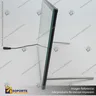 PANEL MENU SLIM BOX 1 CARA A4 CON PINES (225X304) COLOR NEGRO, foto 4
