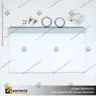 PANEL MENU SLIM BOX PLATEADO DOBLE CARA COLGANTE PIOLAS (600X350), foto 2