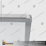 PANEL MENU SLIM BOX DOBLE CARA COLGANTE PIOLAS (1200X450) COLOR PLATEADO, foto 5