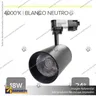 VERSALLES - FOCO LED TRACK LIGHT TRIFASICO COB 18W 4000K NEGRO 24, foto 1