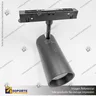 MONACO- FOCO TRACK LIGHT MAGNETICO CUERPO NEGRO 15W 48V 4000K, foto 3
