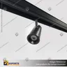 MONACO-FOCO TRACK LIGHT MAGNETICO CUERPO NEGRO 6W 48V 4000K, foto 6
