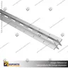 RIEL OCULTO TIPO H PASO SIMPLE MAGNA 2.44 MT