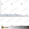 MG27 LUGANO - LAMPARA REJILLA CUERPO BLANCO 6W 300MM CALIDO 3000K 48V, foto 2