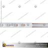 MG27 LUGANO - LAMPARA REJILLA CUERPO BLANCO 6W 300MM CALIDO 3000K 48V, foto 3