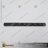 MG27 LUGANO - LAMPARA REJILLA CUERPO NEGRO 12W 540MM CALIDO 3000K 48V, foto 1