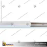 MG27 LUCERNA - LAMPARA LINEAL CUERPO BLANCO 20W 650MM NEUTRO 4000K 48V 150O, foto 2