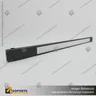 MG27 LUCERNA - LAMPARA LINEAL CUERPO NEGRO 10W 400MM NEUTRO 4000K 48V 150O, foto 1