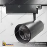 CANNES - FOCO LED TRACK LIGHT TRIFASICO COB 30W 3000K NEGRO 24, foto 2