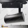 CANNES - FOCO LED TRACK LIGHT TRIFASICO COB 30W 3000K NEGRO 24, foto 3