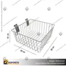 CANASTO A PANEL RANURADO 30X30X10 CM, foto 1