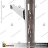 MAGNA SOPORTE BARRA OVAL CROMADO, foto 2