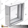 PERFIL FRAMELESS ALUMINIO 8 CM, foto 1
