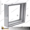 PERFIL FRAMELESS ALUMINIO 6 CM, foto 1