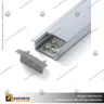 PERFIL PARA CINTA LED ALP 013 3MT, foto 1