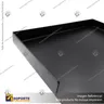 BANDEJA METALICA A PANEL RANURADO 23X34X3 CM, foto 4