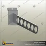 WATERFALL DISPLAY BRACKET: 6 HOLES