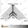 MC18X - CORNER JOINERY FOR SLATWALL PANELS, foto 2