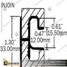 INJOIN - SLATWALL JOINING INSERT, foto 3