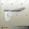 POLYCARBONATE 10 DEGREE UP SLOPING BRACKET