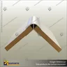 C09 - NON-MITERED CORNER JOIN - 9MM BUILDING PANELS, foto 1