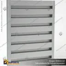 ALUMINIUM SLATWALL - 25MM PITCH, foto 4