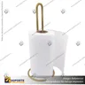 SOPORTE TOALLA DE PAPEL DORADO, foto 3