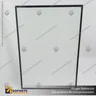 PANEL MENU SLIM BOX 1 CARA A3 CON PEDESTAL (312X427) COLOR NEGRO, foto 8