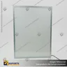 PANEL MENU SLIM BOX 1 CARA A2 CON PINES (435X600) COLOR PLATEADO, foto 10