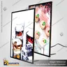 PANEL MENU SLIM BOX 1 CARA A3 CON PINES (312X427) COLOR NEGRO, foto 7