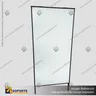 PANEL MENU SLIM BOX PALOMA PUBLICITARIA 600X1200MM NEGRO 220V, foto 10