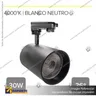 VERSALLES - FOCO LED TRACK LIGHT TRIFASICO COB 30W 4000K NEGRO 36, foto 6
