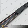 MG27 LUGANO - LAMPARA REJILLA CUERPO NEGRO 12W 540MM CALIDO 3000K 48V, foto 9