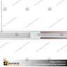 MG27 LUCERNA - LAMPARA LINEAL CUERPO BLANCO 20W 650MM CALIDO 3000K 48V 150O, foto 8