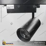CANNES - FOCO LED TRACK LIGHT TRIFASICO COB 30W 3000K NEGRO 24, foto 8