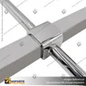 DUPLO ASIMETRICO BARRA UNIVERSAL 30 CM TUBULAR MACIZO, foto 6