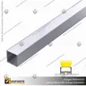 PERFIL PARA CINTA LED ALP 018 3MT, foto 11