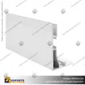 PERFIL FRAMELESS ALUMINIO 5 CM, foto 10