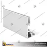 PERFIL FRAMELESS ALUMINIO 4 CM, foto 10