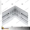 PERFIL FRAMELESS ALUMINIO 4 CM, foto 11