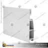 PERFIL FRAMELESS ALUMINIO 10 CM, foto 10