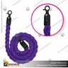 CORDON TRENZADO MORADO CON ENGANCHES NEGROS