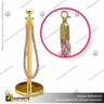 SEPARADOR DE FILAS EMPERADOR DORADO CON CORDON ROSADO