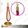 SEPARADOR DE FILAS EMPERADOR DORADO CON CORDON FUCSIA
